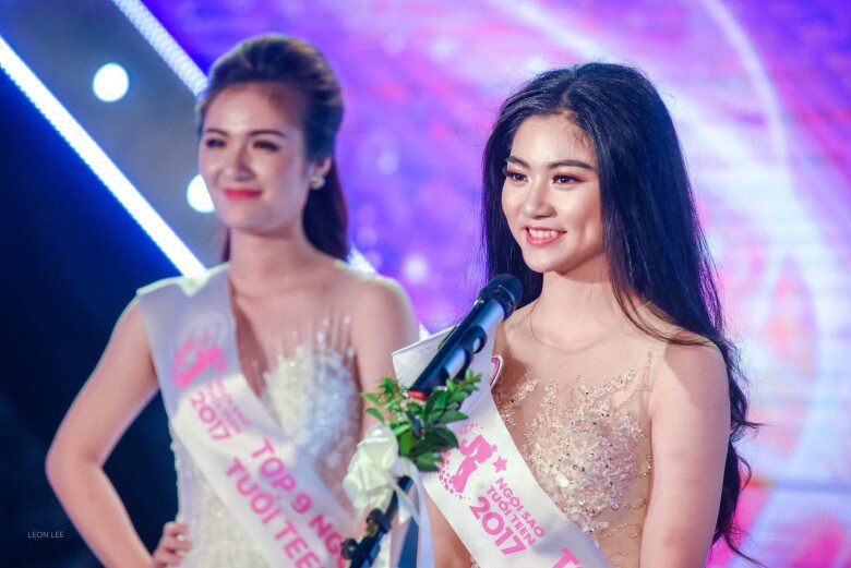 Nhan sắc Nam Phương hồi thi Miss Teen.