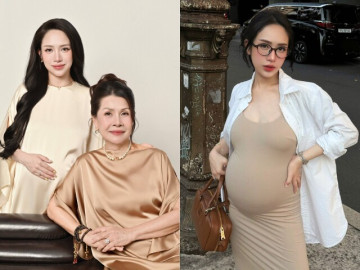 Tiểu thư Việt được đưa dâu bằng siêu xe 80 tỷ, khoe bụng bầu bên bà nội quyền lực, sắp vỡ chum vẫn đẹp rạng ngời