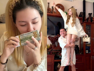 Hot girl Gia Lai mặc mốt giấu quần ra mắt nhà chồng gây tranh cãi, bầu 6 tháng được chồng tặng 1 cọc tiền đô