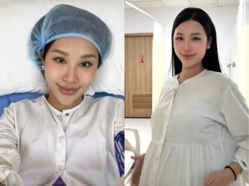 Phạm Thư quẩy tưng bừng trong viện để quên cơn đau đẻ, vẫn giữ nguyên thái độ với người chồng bí mật
