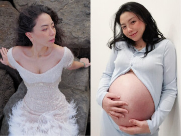 Hot girl tên lạ khoe bụng bầu sắp vỡ chum đẹp phát mê, có mối quan hệ đặc biệt với ca nương Kiều Anh