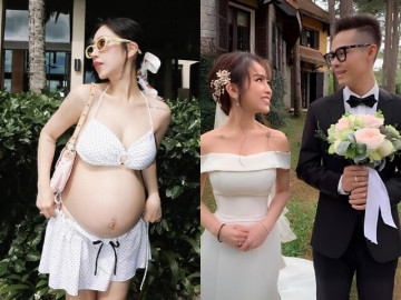 Bà bầu - Tiểu thư Việt khoe que thử thai 2 vạch báo tin vui lần 4, từ gia đình đến bạn bè đều ngạc nhiên, Đoàn Văn Hậu xuýt xoa "quá đẳng cấp"