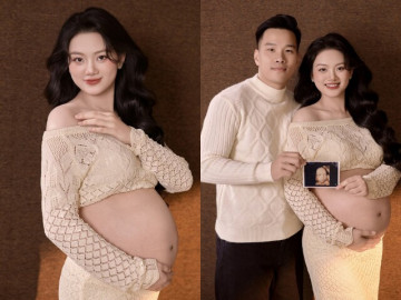 Hoa khôi Hưng Yên khoe bụng bầu vượt mặt bên chồng thiếu gia, nhan sắc lên hương vượt bậc sau khi làm dâu hào môn