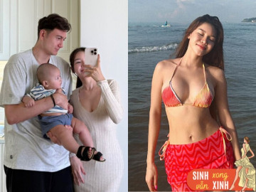 Hot girl Sài thành báo tin vui sau 6 tháng sinh con với thủ môn Đặng Văn Lâm, vòng 2 hiện tại gây chú ý