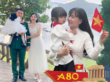 Đi cafe nhờ chụp hộ bức ảnh, cô giáo 9X cưới luôn chồng bộ đội, em bé thương ba vất vả nên ngoan ngoãn từ trong bụng mẹ