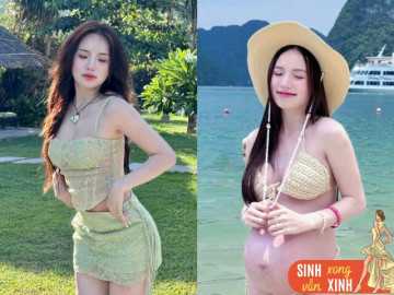 Nữ diễn viên Việt phá luật kết hôn và sinh con với người cùng công ty, nhan sắc mỹ miều sau 2 lần bầu bí đốn gục các chàng trai