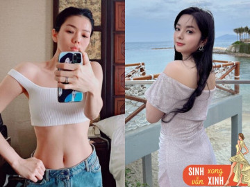 2 người đẹp Việt cùng tên Lệ Quyên đẹp nuột nà sau sinh: Có người U50 vẫn hệt thiếu nữ, nhìn như chị em với con trai