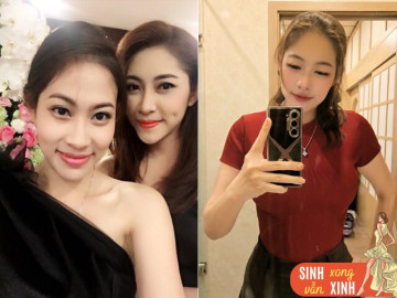 Chị gái Đặng Thu Thảo khoe eo thon sau 4 lần sinh nở, mơ một cô công chúa nhưng trời ban cho tới 4 hoàng tử