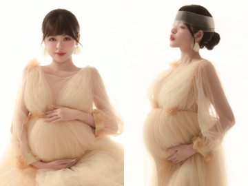 10X Gia Lai khoe bụng bầu tròn vo sau khi tăng 15kg, cùng chồng thiếu gia hồi hộp chờ đón công chúa nhỏ