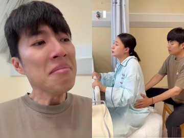  Chị đẹp   vạn người mê vừa thông báo vượt cạn thành công ở tuổi U40, chồng vừa khóc vừa múa hát tiếp sức vợ sinh con