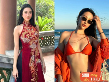 Người đẹp Ninh Bình 5 lần thi hoa hậu, sau sinh quay lại đường đua "eo con kiến" bằng phương pháp giống bà xã Trường Giang