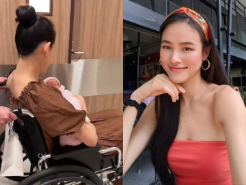 Học trò Hà Anh ở Vietnams Next Top Model đẻ xong phải ngồi xe lăn vì yếu, tình trạng sau 1 tháng ở cữ ra sao?