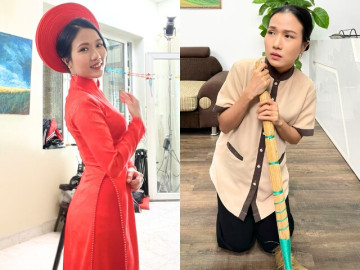 Thủ khoa trường Sân khấu điện ảnh xưa ở biệt thự giờ mang bầu chuyển ra ở trọ, có con gái riêng 13 tuổi xinh xắn