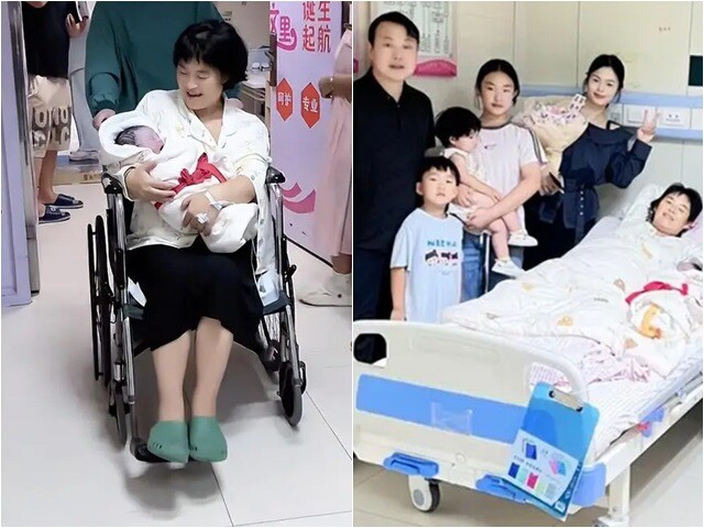 Con dâu vừa rời bàn đẻ đã tuyên bố năm sau sinh con thứ 8, tình trạng hiện tại của bố mẹ chồng gây tranh cãi