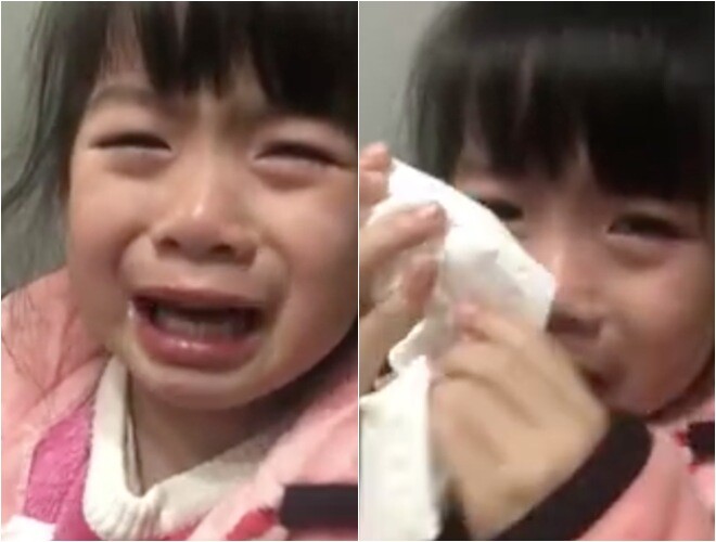Bé gái 4 tuổi òa khóc vì đi đâu cũng được mọi người khen giống bố, nghe lý do mẹ phì cười - 1