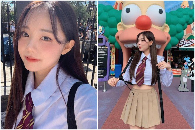 Với diện mạo này, các em học sinh tưởng cô chỉ bằng tuổi họ.