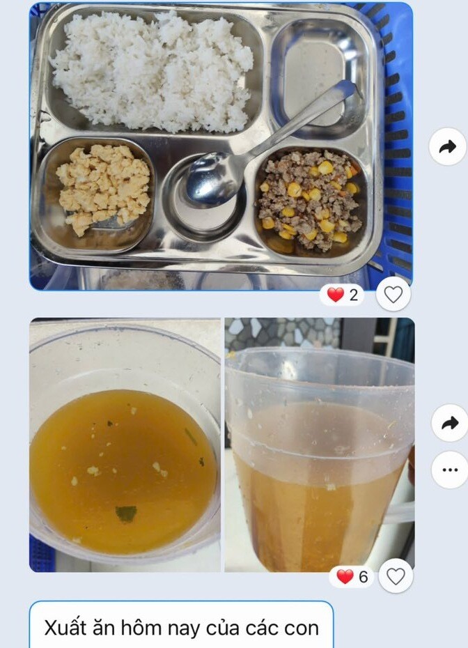 Cô giáo gửi ảnh cơm trưa ở trường của con, mẹ Việt nhìn mà đau lòng, chỉ muốn đón con về nhà ăn - 2