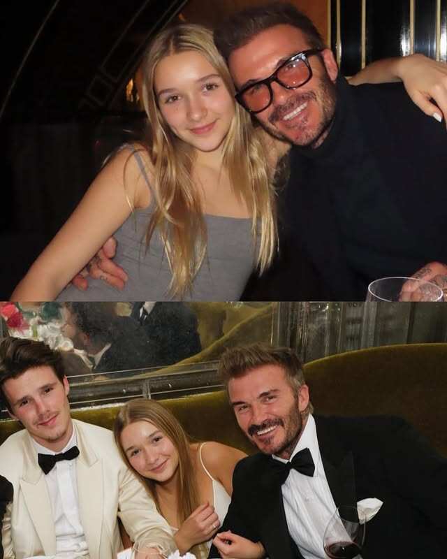Harper Beckham xưa mũm mĩm đáng yêu, ảnh mới nhất chụp cùng bố khiến ai cũng bối rối - 12