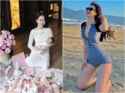 Yêu con - Á khôi sinh viên 2 năm sinh 2 con cùng chồng Tiến sĩ, mẹ đẹp con xinh khiến Hoa hậu Ngọc Hân cũng phải "xin vía"