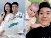 Yêu con - Anh chồng Phó TGĐ Ngân hàng của HH Đỗ Mỹ Linh làm bố đơn thân, khoe con gái thứ 3 da trắng bóc, mắt đẹp hệt bố