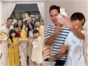 Yêu con - Gia đình có điều kiện, 4 anh em ruột Rio Cherry Sunny Mio vẫn tự tay làm quà cực đáng yêu mừng bố Lý Hải 57 tuổi