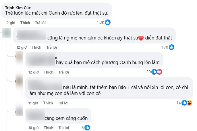 Phương Oanh diễn cảnh tát chảy máu miệng kẻ bắt nạt con trai ở tiệc sinh nhật, phụ huynh Việt tràn vào bình luận - 10