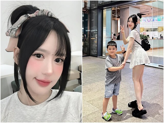 Vân Tiny được khen ngợi nhiều với cách nuôi dạy con khéo.