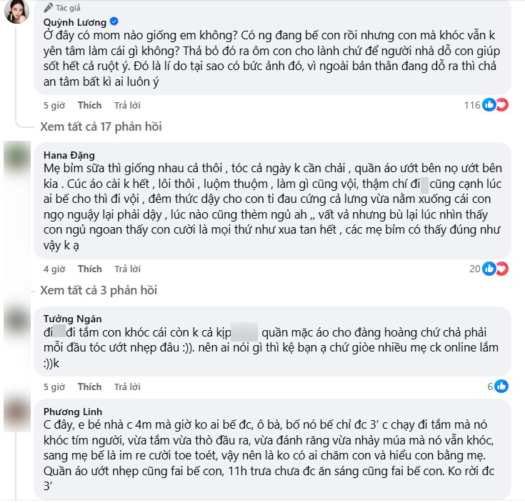 Quỳnh Lương trần tình bức ảnh người ướt nhẹp ngồi cho con bú, khóc mếu khi bị nói amp;#34;không muốn có conamp;#34; cùng thiếu gia Trà Vinh - 2