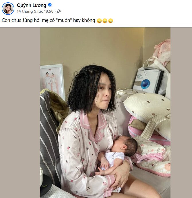 Bức ảnh và dòng trạng thái gây hiểu lầm, khiến mẹ bỉm phải giải thích.