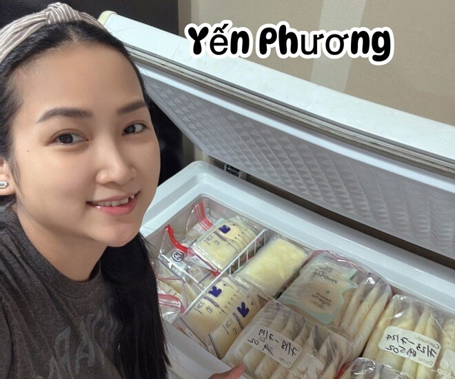 Vợ kém 17 tuổi của Lam Trường sinh con lần 2, hút sữa đến gầy rộc người, chồng phải mua thêm tủ lạnh trữ sữa - 1