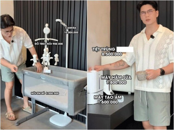Vợ chồng Ngô Thanh Vân chi 100 triệu mua đồ sơ sinh bày kín nhà, hội mẹ bỉm nhìn liền trêu thể nào cũng vứt xó