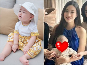 Bé gái trắng như cục bột, xinh chuẩn mỹ nhân tương lai, khiến HH Đỗ Mỹ Linh, Á hậu Thanh Thanh Tú khen nức nở