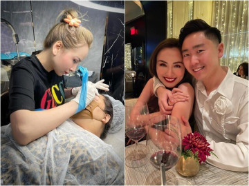 Đợi 10 năm mới có con sau khi cưới chồng ở Canada, Hoa hậu Việt kiếm 1 tỷ trong 30 phút được cả nhà cưng chiều