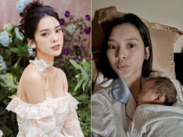 Lấy thiếu gia Trà Vinh, Quỳnh Lương vẫn đầu bù tóc rối vì chăm con, bị hỏi Sao có tiền không thuê người giúp việc?