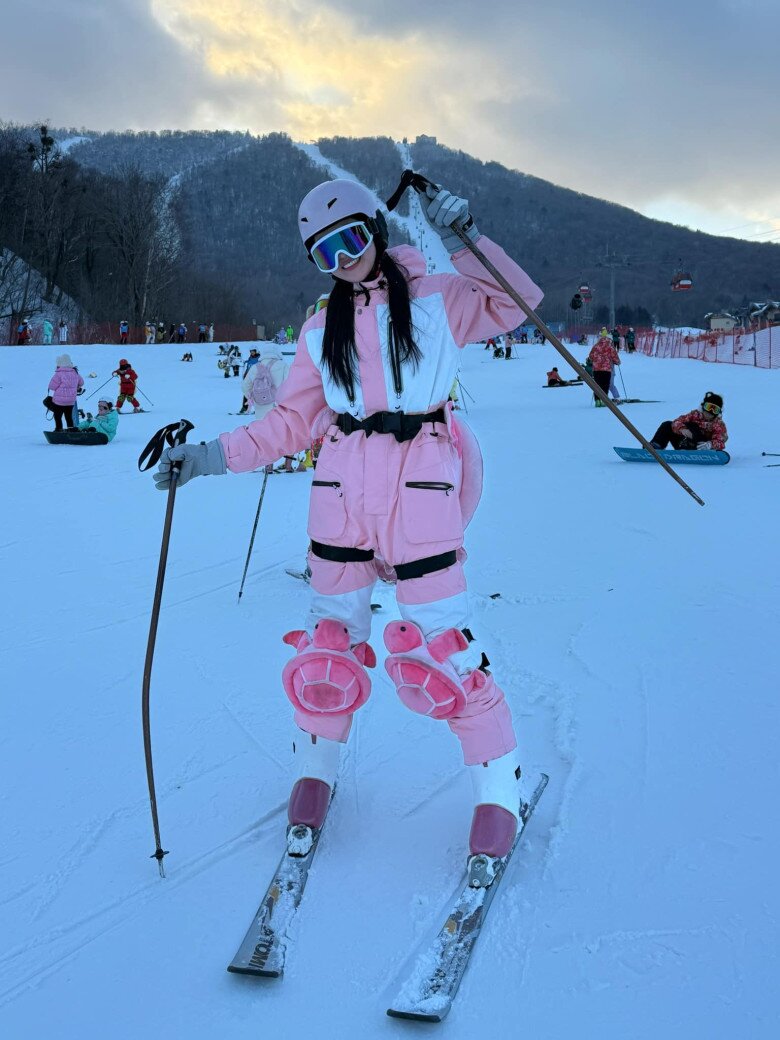 Gu ăn mặc như tiểu thư nhà tài phiệt của Huyền My.