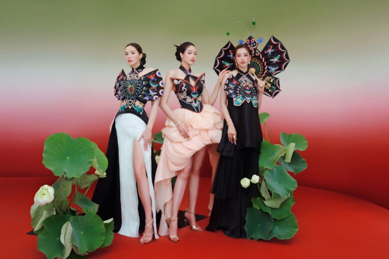 3 nàng hậu trong BST của NTK Linh San.