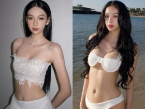 Gái Việt vừa gây bão trên đất Thái hoá ra là người quen, chăm diện áo váy hở bạo khoe vòng một đầy đặn