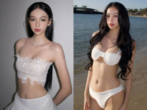 Gái Việt vừa gây bão trên đất Thái hoá ra là người quen, chăm diện áo váy hở bạo khoe vòng một căng phồng