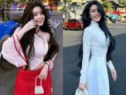 Thời trang - "Nữ thần học đường" diện áo dài trắng gây sốc visual, từng lên báo nước ngoài vì vẻ ngoài rạng rỡ