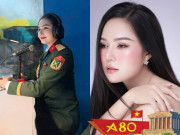 Đẹp - Nữ Thiếu tá có giọng đọc "chạm đến trái tim" tại A80: Nhan sắc đẹp như hoa hậu, tiết lộ bí quyết 0 đồng để trẻ hơn tuổi