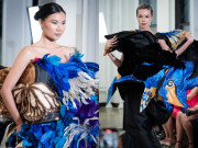 Á hậu Hồng Đăng, Hà Kino trình diễn tại New York Couture Fashion Week