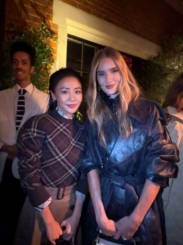 Nữ siêu mẫu Rosie.