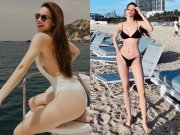 Hồ Ngọc Hà đi biển: Body cực phẩm, style đỉnh cao, U40 đã sinh 3 con mà ai cũng tưởng gái 20