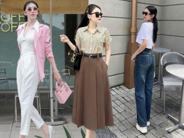 Chị em U40 không cần sắm nhiều, tuân theo công thức 2 váy 3 quần là đủ đẹp suốt hè, ai nhìn cũng mê