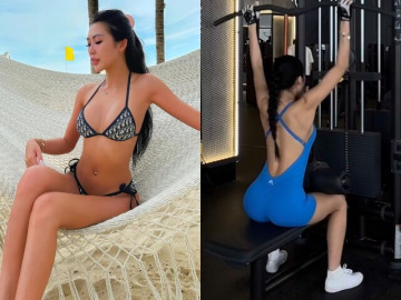 Hoa hậu Việt vòng eo 53 cm: Giữ dáng bằng chế độ tập luyện "khó nhằn", body bốc lửa nên chẳng ngại mặc hở