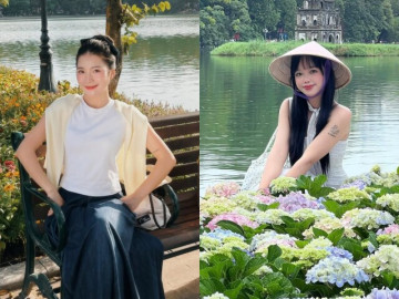 Giới trẻ rần rần check-in góc hồ Gươm vào thu đẹp như cổ tích