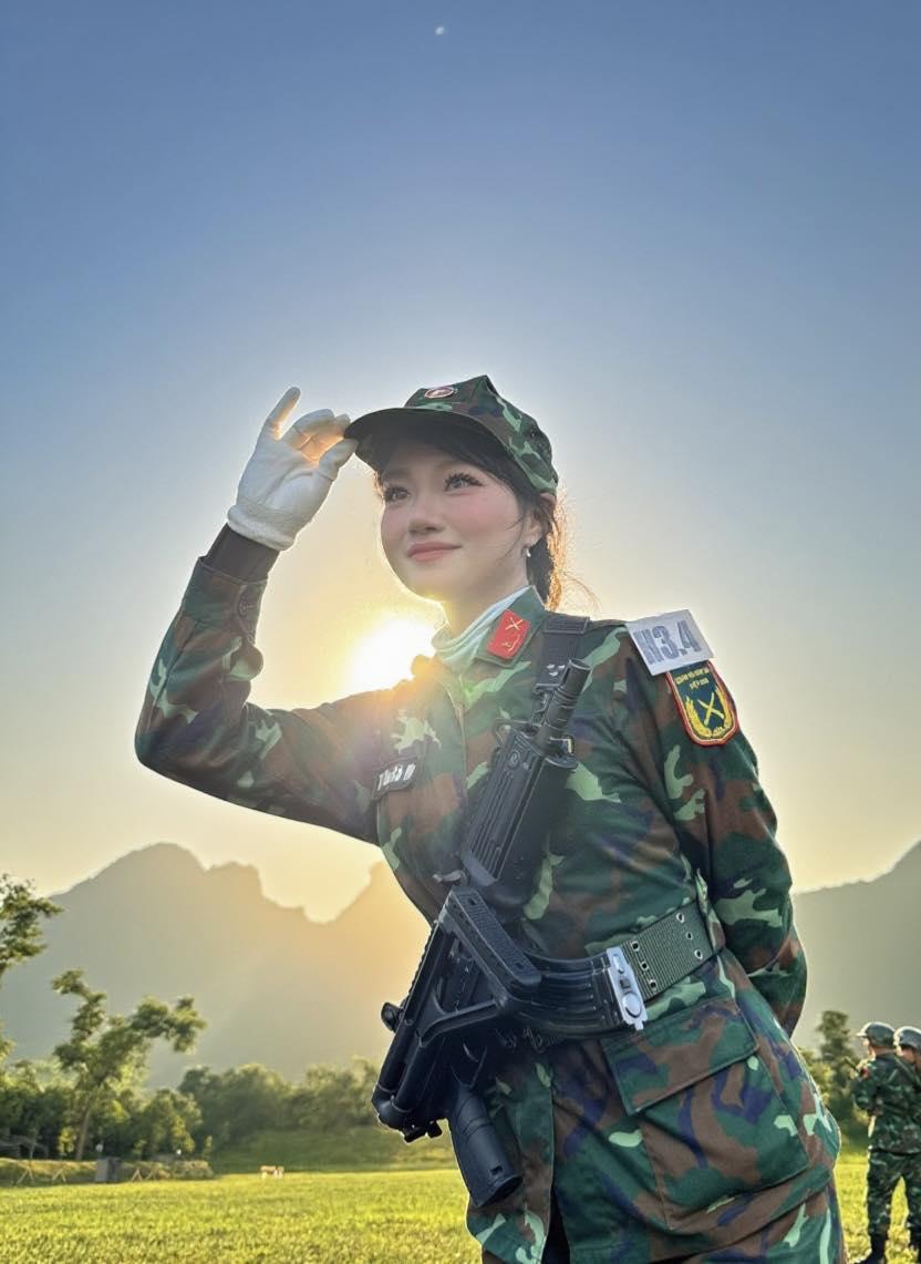 Hà My hiện đang công tác tại trường Sĩ quan Chính trị.