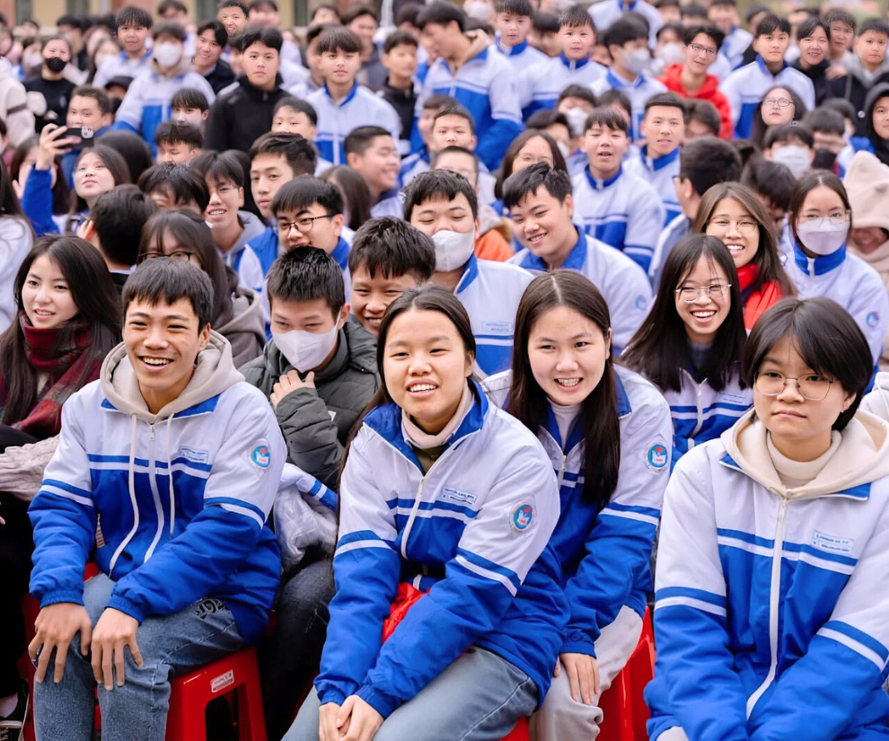 Bên cạnh miệt mài sách vở, học sinh trường THPT Bắc Duyên Hà luôn tích cực tham gia học động ngoại khóa, tích lũy kinh nghiệm, kỹ năng sống.