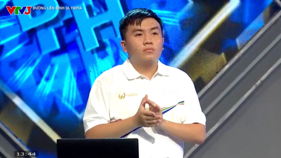 Quốc Bảo là thí sinh giành được nhiều điểm số quan trọng ở phần Khởi động và Tăng tốc.