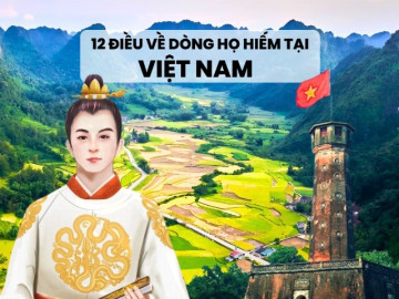 Dòng họ cực hiếm chiếm chưa tới 1% dân số nhưng nổi tiếng, có vị tướng giúp vua Đinh Bộ Lĩnh dẹp loạn 12 sứ quân?